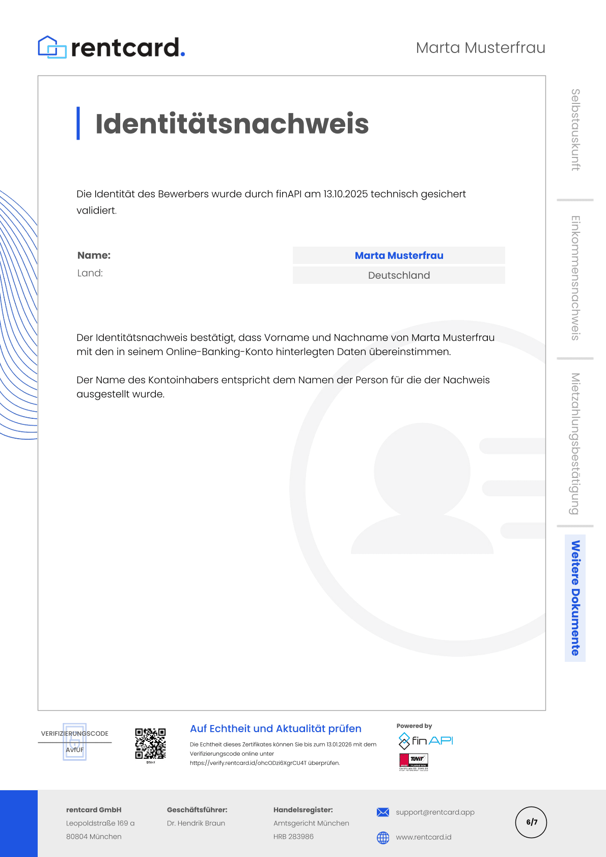 Identitätsnachweis